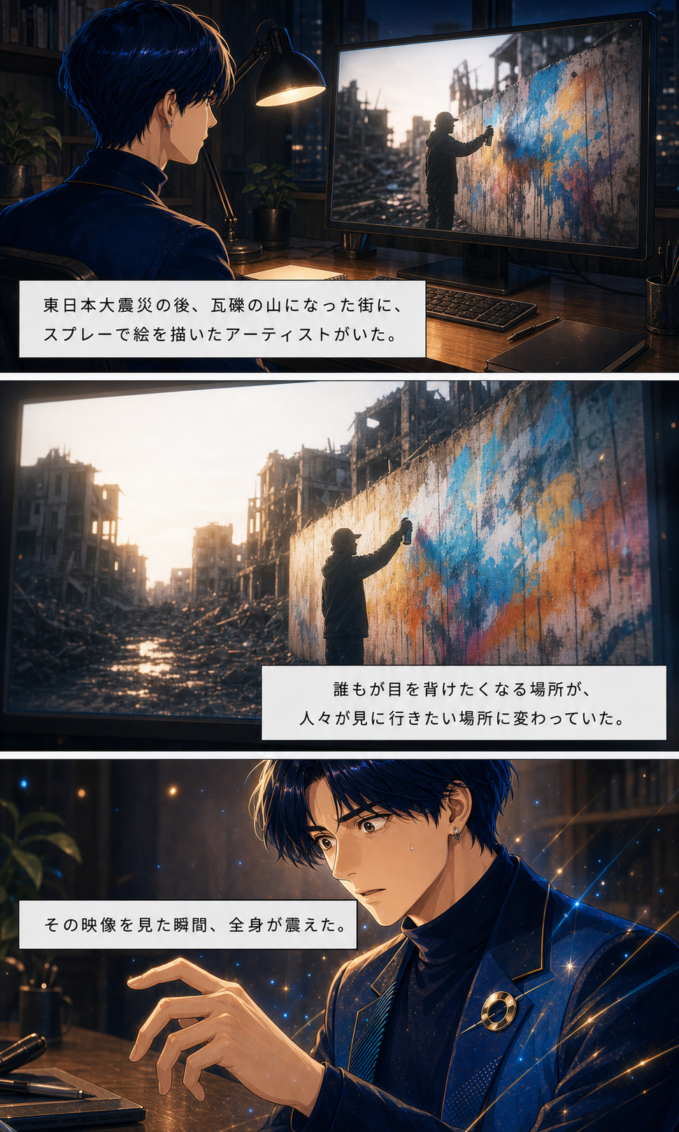 しんのすけ ストーリー漫画 7ページ目 映像との出会い