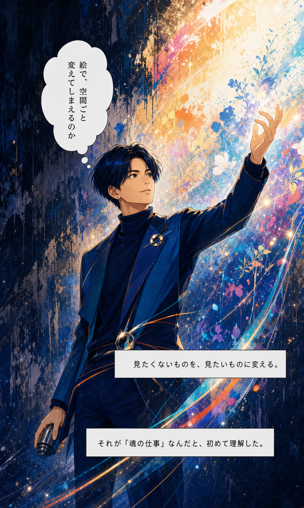 しんのすけ ストーリー漫画 8ページ目 絵で空間を変える