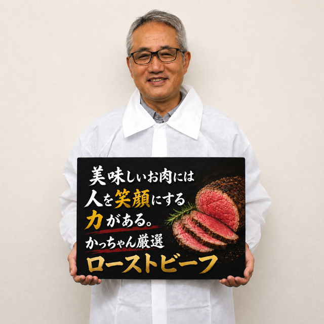 60歳から始めた、本物の仕入れ屋                              　かっちゃん ビーフ 中村勝