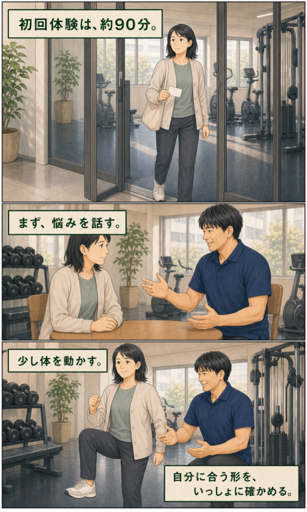 阿部英明 パーソナルトレーニング・プロフィールストーリー漫画 12ページ目