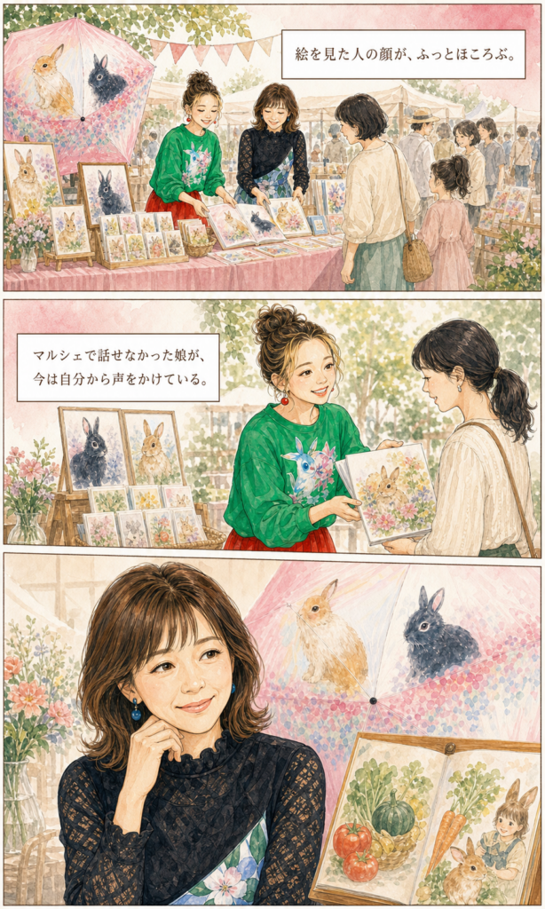井原ちよ プロフィールストーリー漫画 2ページ目