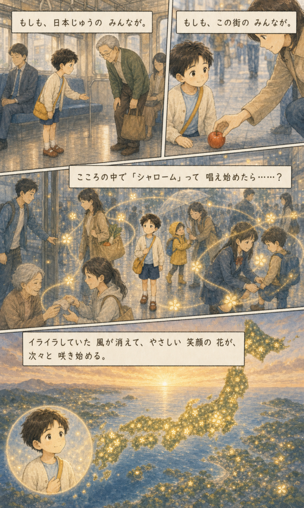 おこころの なかの 魔法のことば シャローム 漫画 6ページ目