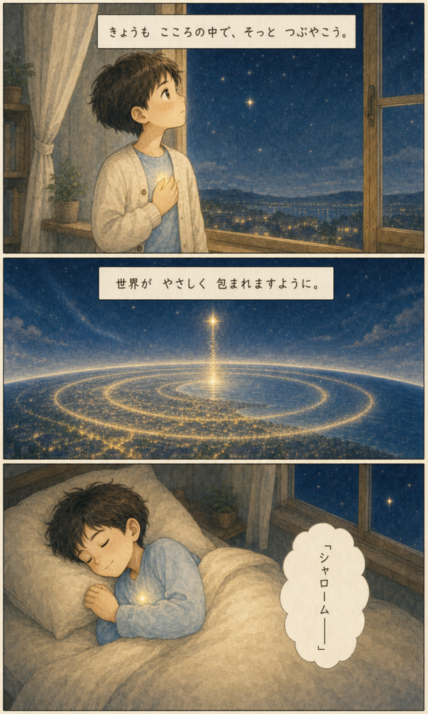 おこころの なかの 魔法のことば シャローム 漫画 8ページ目