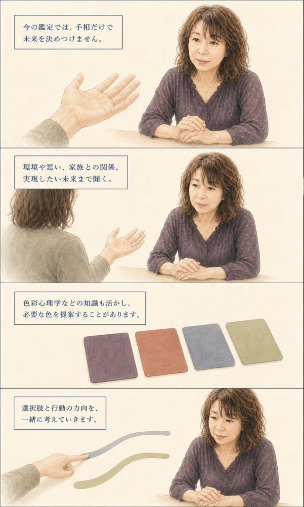 手相鑑定士 紫音華のプロフィールストーリー漫画 20ページ目