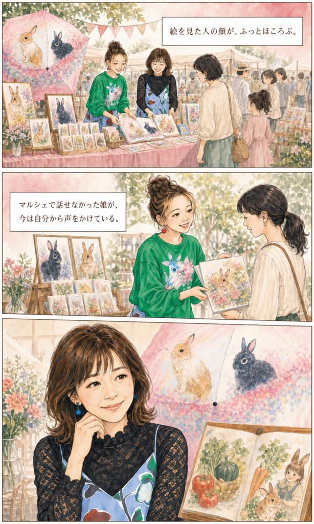 井原ちよ プロフィールストーリー漫画 2ページ目